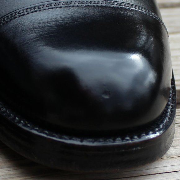 Vintage the Hartt Shoe Black Cap Toe Gunboat Derby - Picture 10 of 14